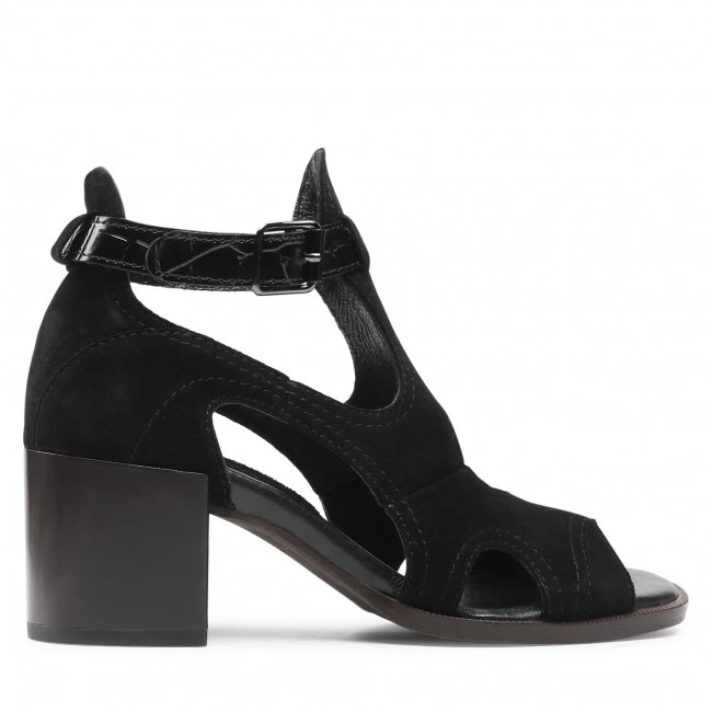 Mules Et Sandales Sandales CARINII - B7176 063-P15-000-E44 Noir 2 Mules Et Sandales Sandales CARINII - B7176 063-P15-000-E44 Noir – Image 2