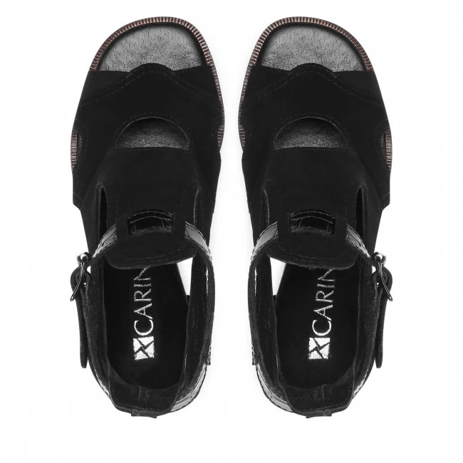 Mules Et Sandales Sandales CARINII - B7176 063-P15-000-E44 Noir 6 Mules Et Sandales Sandales CARINII - B7176 063-P15-000-E44 Noir – Image 6