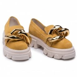 Chaussures Basses CARINII - B5976 R62-000-000-E33 Jaune -Carinii Soldes 5902632784745 05 mg