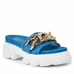 Mules Et Sandales Mules / Sandales De Bain CARINII - B7254 R61-000-000-E49 Bleu