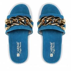 Mules Et Sandales Mules / Sandales De Bain CARINII - B7254 R61-000-000-E49 Bleu -Carinii Soldes 5902632788521 07 rz 1