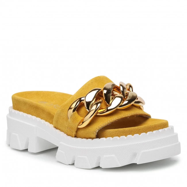 Mules Et Sandales Mules / Sandales De Bain CARINII - B7254 R62-000-000-E49 Jaune 1 Mules Et Sandales Mules / Sandales De Bain CARINII - B7254 R62-000-000-E49 Jaune